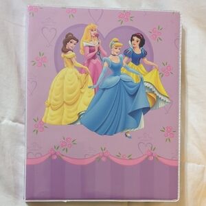 Disney Princess Storage Binder - Purple, Yellow, Blue